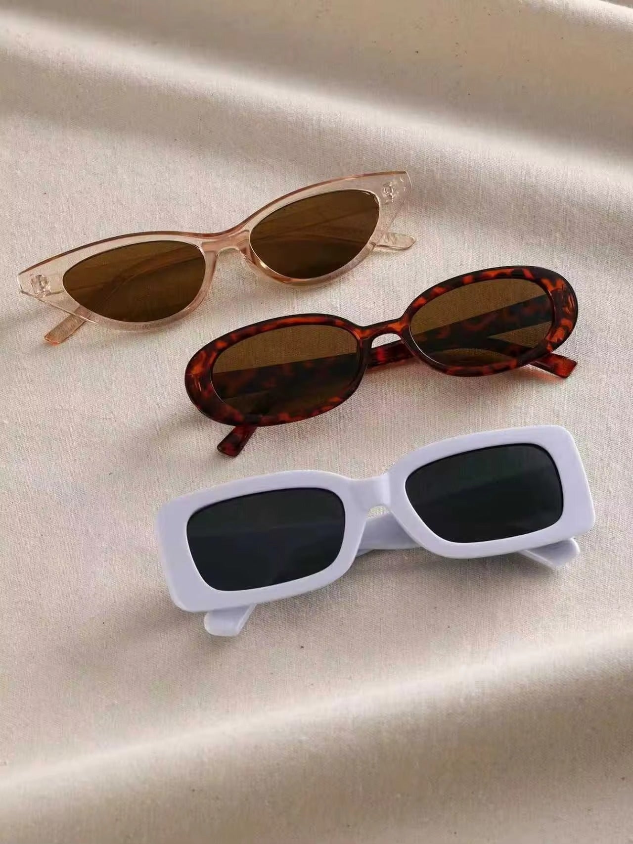 3Pcs Unisex Fashion Sunglasses Set