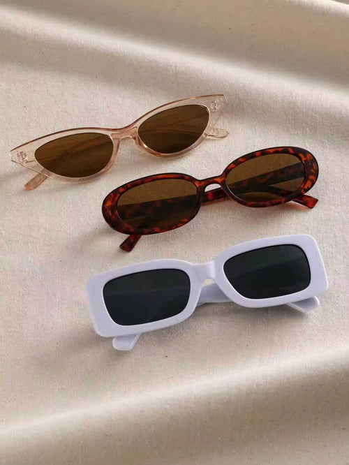 3Pcs Unisex Fashion Sunglasses Set
